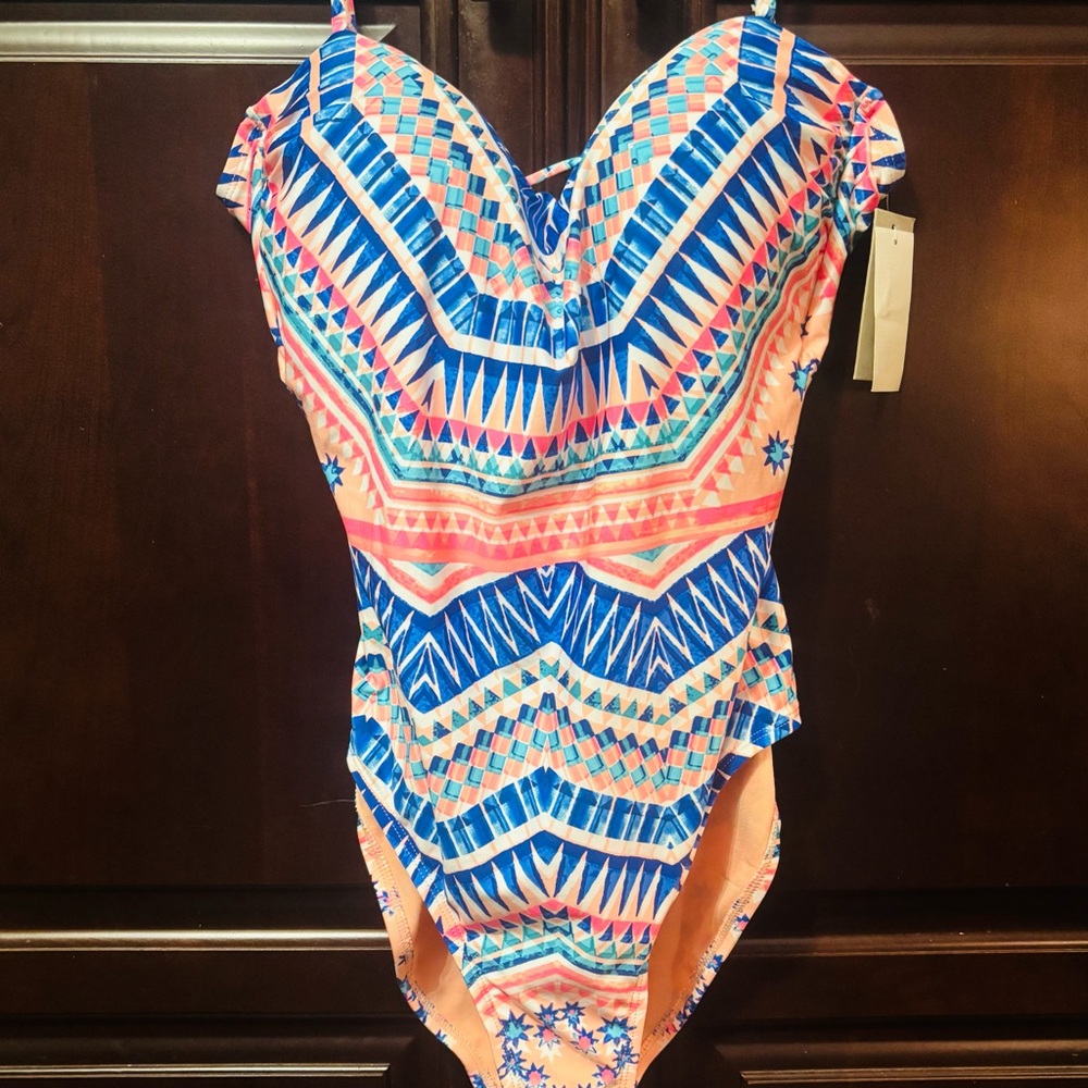 Kenneth Cole Size XL with Geometric Pattern